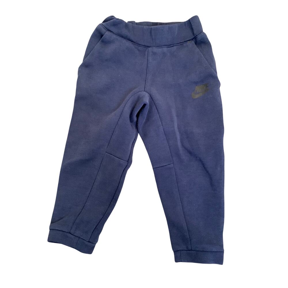 Nike Toddler 3T Navy Blue Fleece Jogger Sweatpants Athleisure Streetwear B19-7